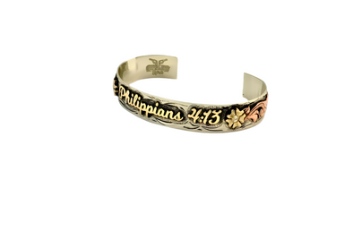 Cuff Bracelet Philippians 4:13