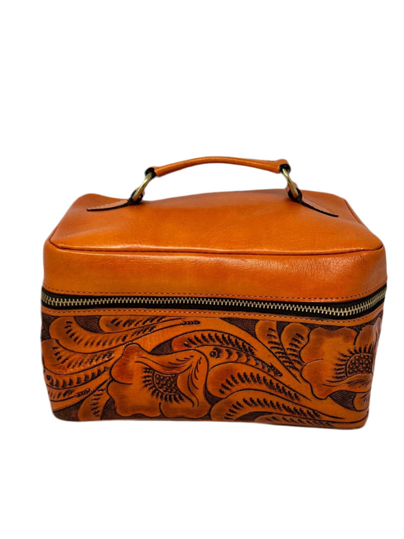 Cosmetic Bag with Top Handle