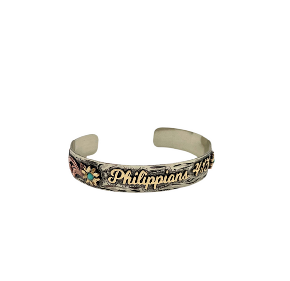 Cuff Bracelet Philippians 4:13