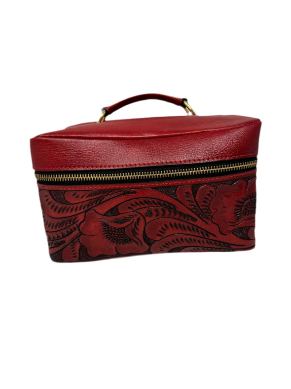 Cosmetic Bag with Top Handle