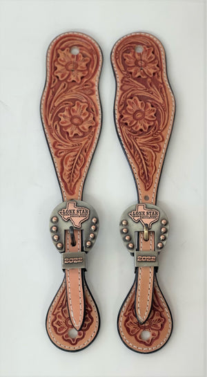 Spur Straps with Custom Buckles